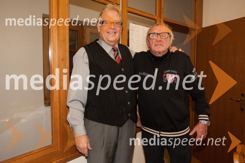 Vinko Šimek, humorist; Tone Fornezzi Tof, novinarVečer Franca Koširja pod Avsenikovo marelo