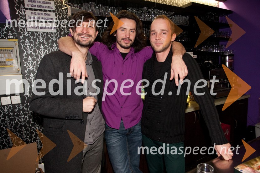 Jani Vigec, solastnik lokala Ringišpil; Matej Mijatovič, solastnik lokala Ringišpil; Rok Erjavec, solastnik lokala RingišpilDobrodelni koncert Z dobro glasbo za lačne otroke in za boljšo družbo brez lačnih