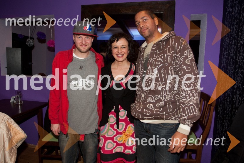 Murat, raper; Lara Jankovič, pevka, igralka; Jose, raperDobrodelni koncert Z dobro glasbo za lačne otroke in za boljšo družbo brez lačnih