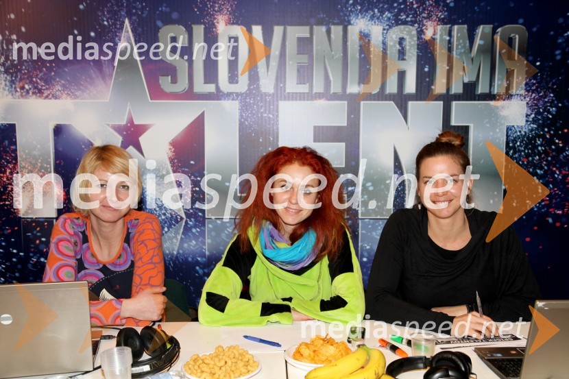 Leja Lesjak; Jasmina Lozej; Anča Gradišar; žirijaSlovenija ima talent, predizbor v Portorožu