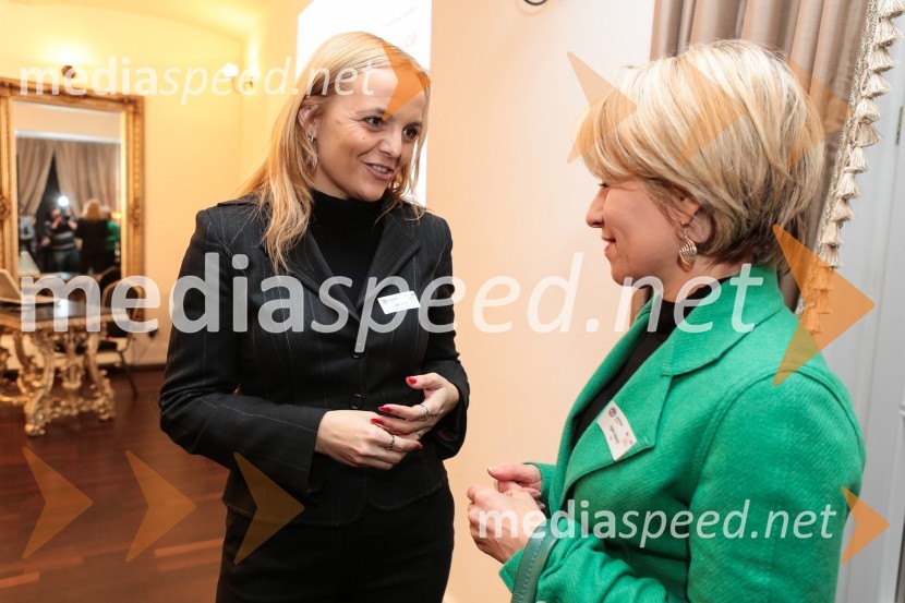 	Mag. Ajša Vodnik, izvršna direktorica Ameriške gospodarske zbornice (AmCham); Agata Jakončič, Regional Director Balkans, Merck Sharp & DohmeAmCham, srečanje in pogovor z Jeffom Hoffmanom, svetovalcem Baracka Obame