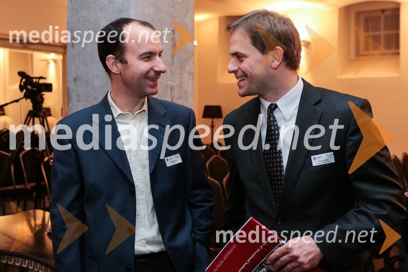 Boštjan Černe, Trimo d.d.; Tomaž Lanišek, Goodyear / Sava tires d.o.o.AmCham, srečanje in pogovor z Jeffom Hoffmanom, svetovalcem Baracka Obame