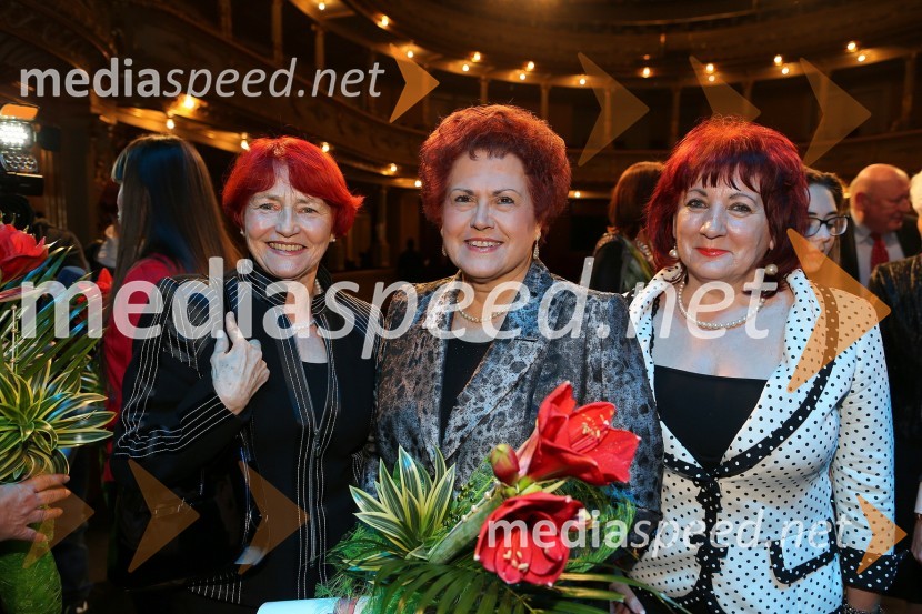 Mojca Senčar, predsednica društva Europa Donna, Slovenka leta leta 1988; Dubravka Tomšič Srebotnjak, pianistka; Vlasta Nussdorfer, predsednica društva Beli obročSlovenka leta 2012 je Urška Žolnir