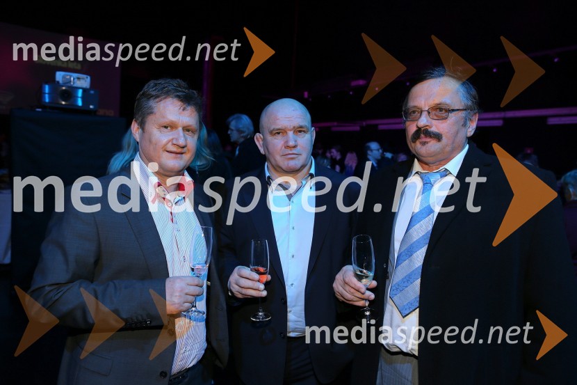 Iztok Krivec, lastnik Celjskih mesnin, Radgonskih goric in Pršutarne Lokev; Marjan Fabjan, trener Urške Žolnir; Ljubo Žolnir, oče Urške ŽolnirSlovenka leta 2012 je Urška Žolnir