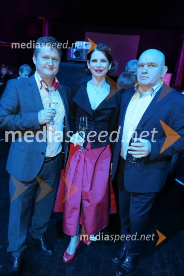 Iztok Krivec, lastnik Celjskih mesnin, Radgonskih goric in Pršutarne Lokev; Eva Longyka Marušič, voditeljica; Marjan Fabjan, trener Urške ŽolnirSlovenka leta 2012 je Urška Žolnir