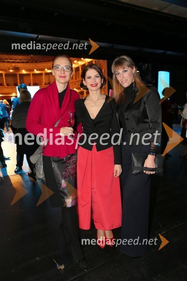 Mojca Celin, modna oblikovalka; Eva Longyka Marušič, voditeljica; ...Slovenka leta 2012 je Urška Žolnir