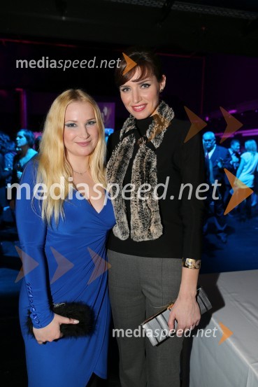 Danica Lovenjak, novinarka; Nataša Pinoza, miss Universe Slovenije 2006Slovenka leta 2012 je Urška Žolnir