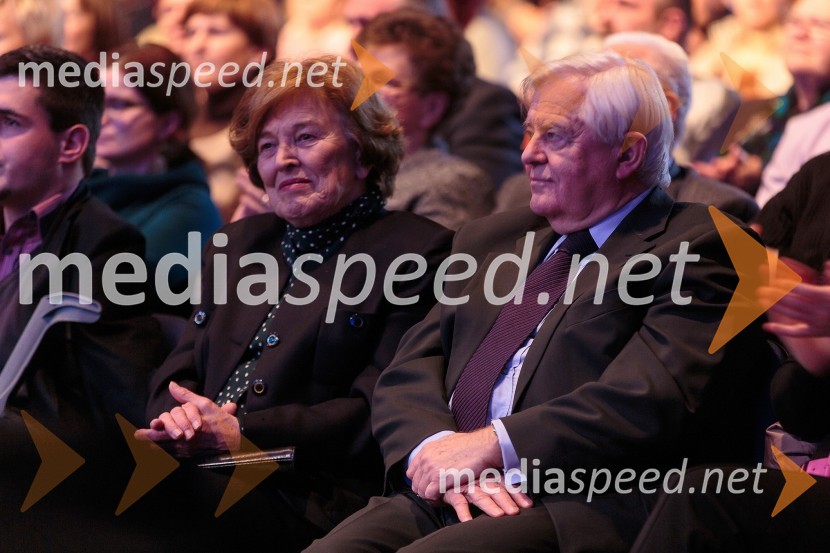 Štefka Kučan; Milan Kučan, nekdanji predsedni Republike SlovenijeKoncert ob 60 letnici delovanja ansambla Avsenik