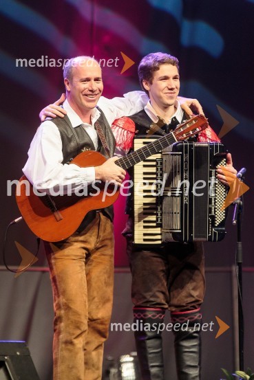 Gregor Avsenik; Saša Avsenik, glasbenikKoncert ob 60 letnici delovanja ansambla Avsenik