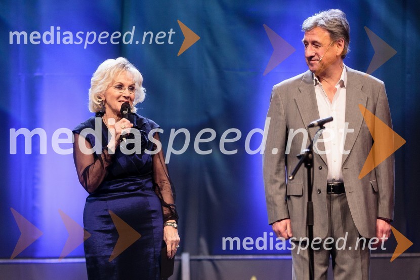 Marija Ahačič Pollak; Roman KončarKoncert ob 60 letnici delovanja ansambla Avsenik