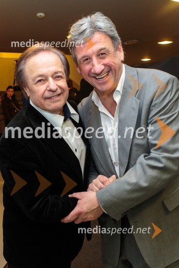 Alfi Nipič, pevec; Roman KončarKoncert ob 60 letnici delovanja ansambla Avsenik