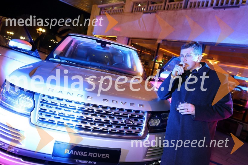 Martin Logar, direktor družbe Summit avtoSummit avto, predstavitev novega avtomobila Range Rover
