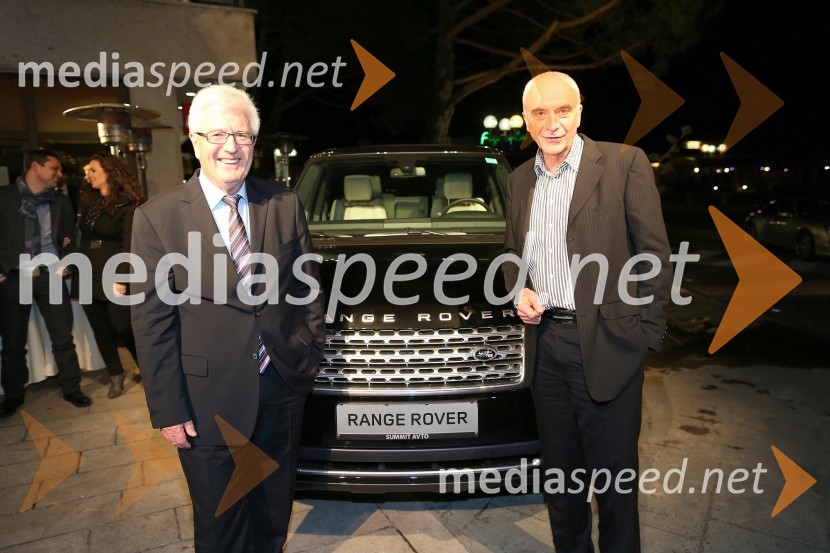 Milan Lukič; Ivo Boscarol, PipistrelSummit avto, predstavitev novega avtomobila Range Rover
