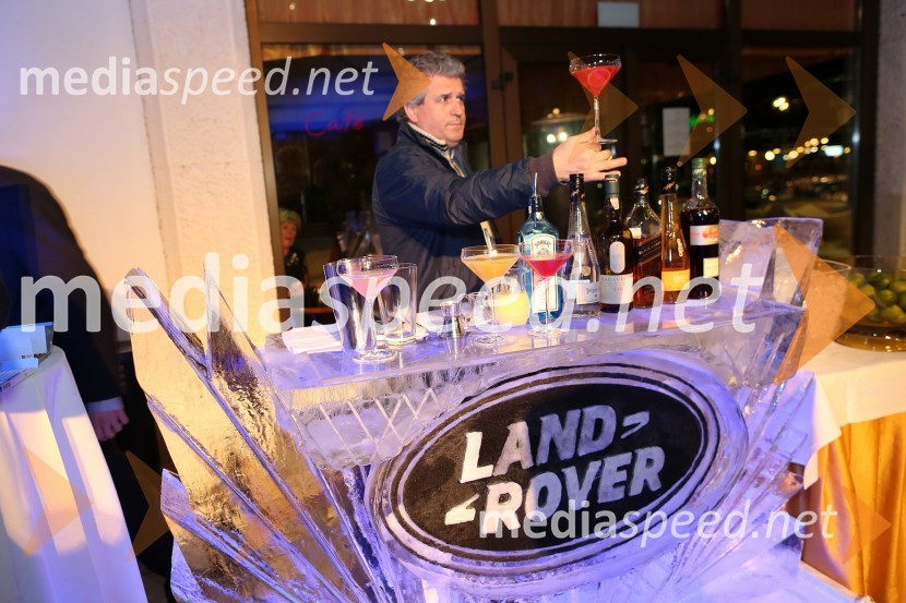 Rado, barman hotelov LifeClassSummit avto, predstavitev novega avtomobila Range Rover