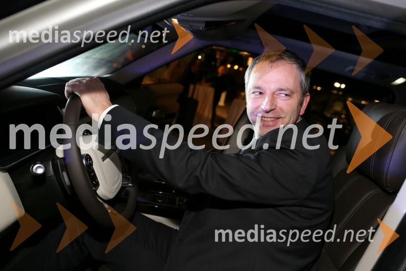 Janko Zrim, direktor Tehnis d.o.oSummit avto, predstavitev novega avtomobila Range Rover