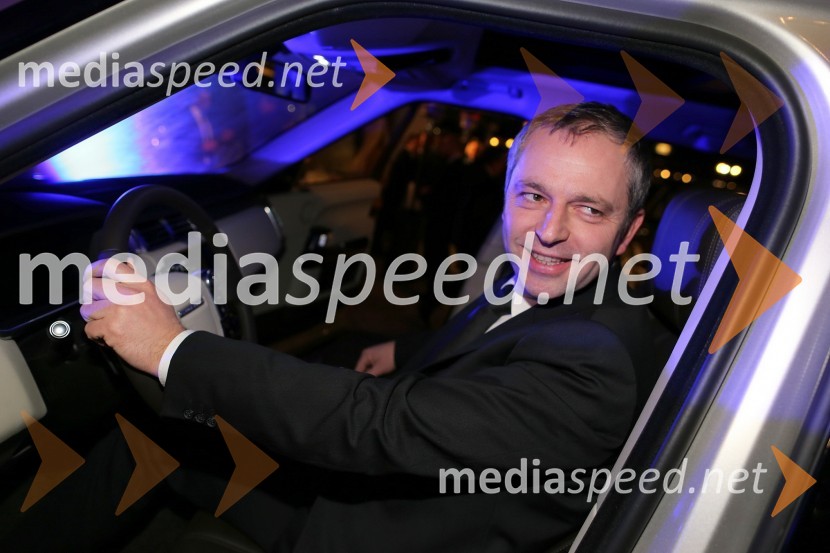 Janko Zrim, direktor Tehnis d.o.oSummit avto, predstavitev novega avtomobila Range Rover