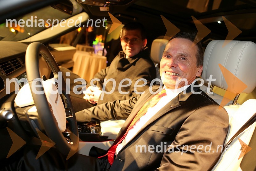 Martin Logar, direktor družbe Summit avto; Mitja Otorepec, direktor Summit leasing Slovenija	 
Summit avto, predstavitev novega avtomobila Range Rover