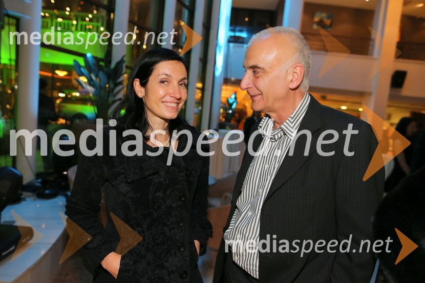 	Dr. Irena Fonda, direktorica podjetja Fonda.si; Ivo Boscarol, PipistrelSummit avto, predstavitev novega avtomobila Range Rover