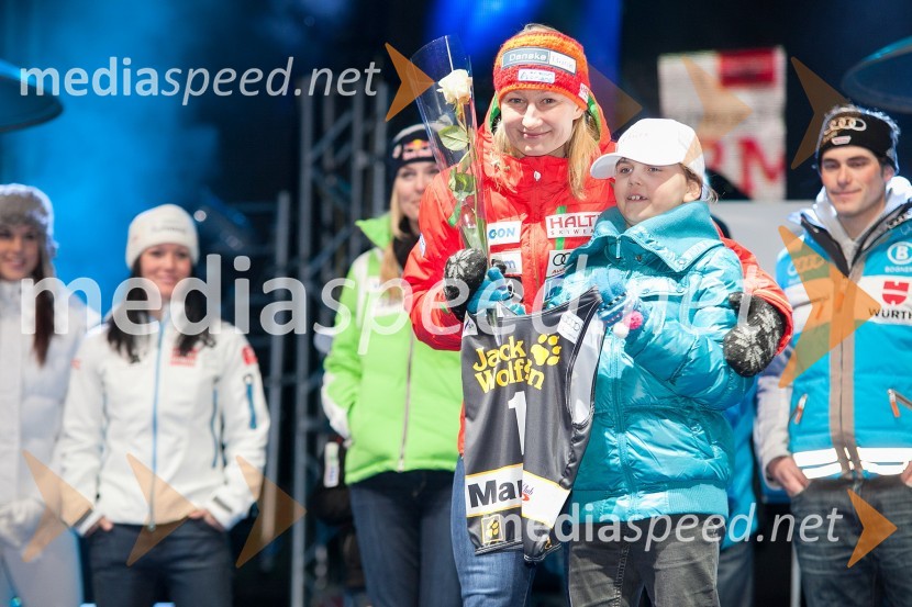 Tanja Poutiainen, smučarka (Finska)49. Zlata lisica 2012, žrebanje štartnih številk za veleslalom ter koncert skupine Soul Fingers