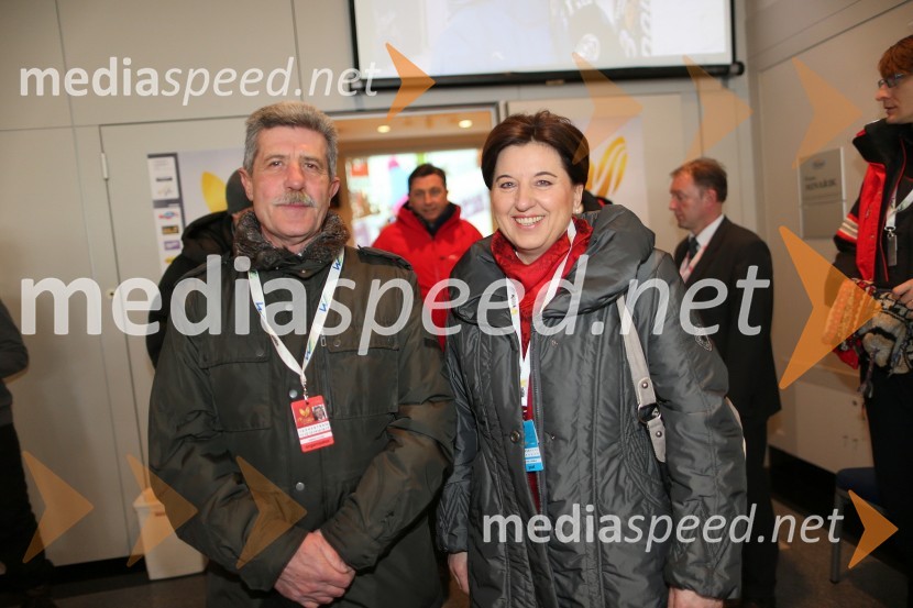 Drago Cotar, predsednik uprave Zavarovalnice Maribor; Ljudmila Novak, ministrica za Slovence v zamejstvu in po svetu49. Zlata lisica, veleslalom in druženje v VIP prostoru