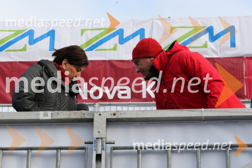 Ljudmila Novak, ministrica za Slovence v zamejstvu in po svetu; Borut Pahor, predsednik Republike Slovenije49. Zlata lisica, veleslalom in druženje v VIP prostoru