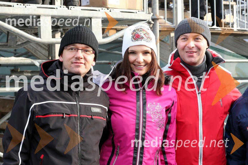 Tine Kek, Tuš; Tomaž Bračko, Trinity PR; soproga Brigita Bračko, Idealia d.o.o.49. Zlata lisica, veleslalom in druženje v VIP prostoru