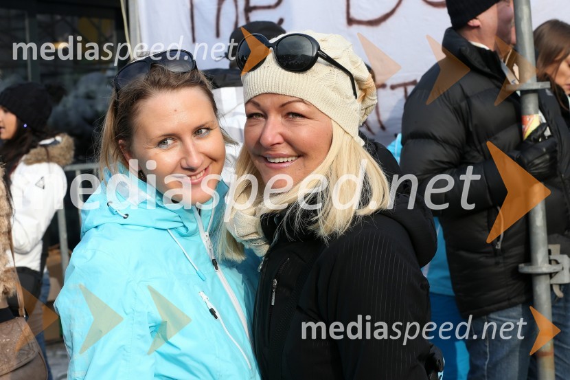 Petra Juhart; Karin Ježovita, vedeževalka49. Zlata lisica, veleslalom in druženje v VIP prostoru