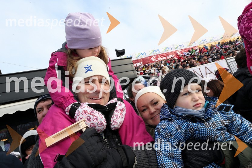 Simon Potrč, Mestna občina Maribor; Mojca Abram; njuna otroka49. Zlata lisica, veleslalom in druženje v VIP prostoru