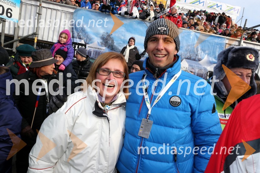 Klaudija Šturm, MR d.o.o.; Marko Mlakar, Amrop Adria49. Zlata lisica, veleslalom in druženje v VIP prostoru