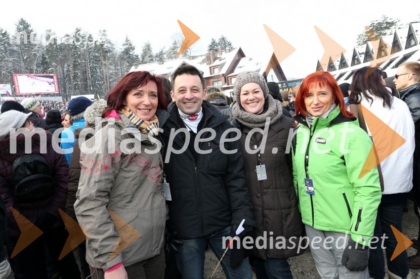 Karmen Nebec Hauc, namestnica direktorja PE Ljubljana Pošte Slovenije; Vinko Filipič, član poslovodstva Pošte Slovenije; Katarina Potočnik, direktorica PE Maribor Pošte Slovenije; Snežka Wagner, vodja oddelka za trženje PE Ljubljana Pošte Slovenije49. Zlata lisica, veleslalom in druženje v VIP prostoru