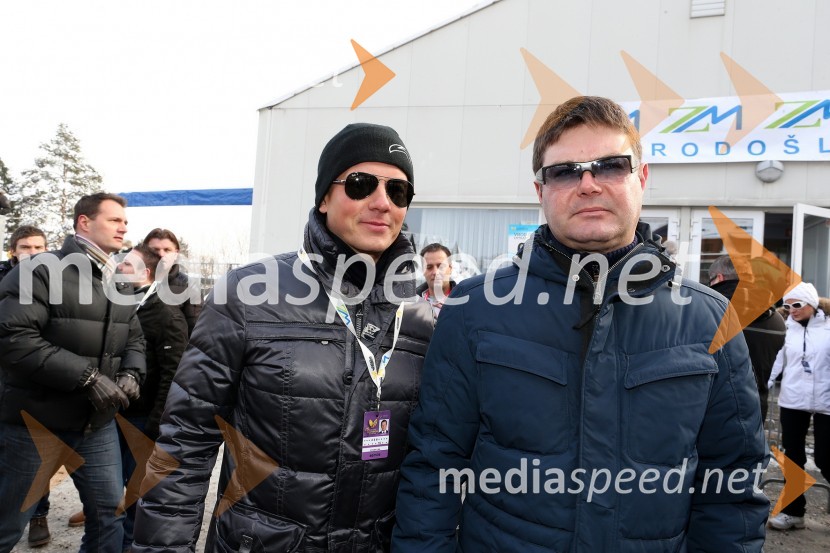 Evgen Likl, izvršilni direktor sektorja marketing na Zavarovalnici Maribor d.d.; Tibor Rojs49. Zlata lisica, veleslalom in druženje v VIP prostoru