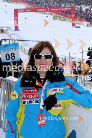 Barbara Kürner Čad, direktorica smučarske zveze Slovenije49. Zlata lisica, veleslalom in druženje v VIP prostoru