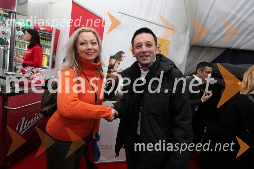 Mag. Nataša Horvat, namestnica direktorja PE Pošte Slovenije Murska Sobota ter predsednica Nogometnega društva Mura 05; Vinko Filipič, član poslovodstva Pošte Slovenije49. Zlata lisica, veleslalom in druženje v VIP prostoru