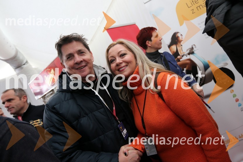 Borut Meh; mag. Nataša Horvat, namestnica direktorja PE Pošte Slovenije Murska Sobota ter predsednica Nogometnega društva Mura 0549. Zlata lisica, veleslalom in druženje v VIP prostoru