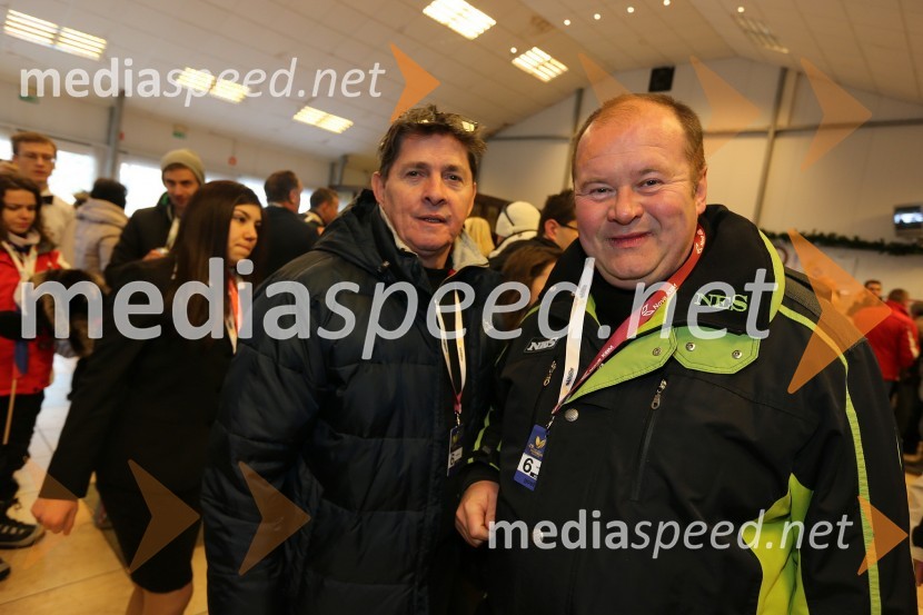 Borut Meh; Aleš Hauc, predsednik uprave NKBM49. Zlata lisica, veleslalom in druženje v VIP prostoru