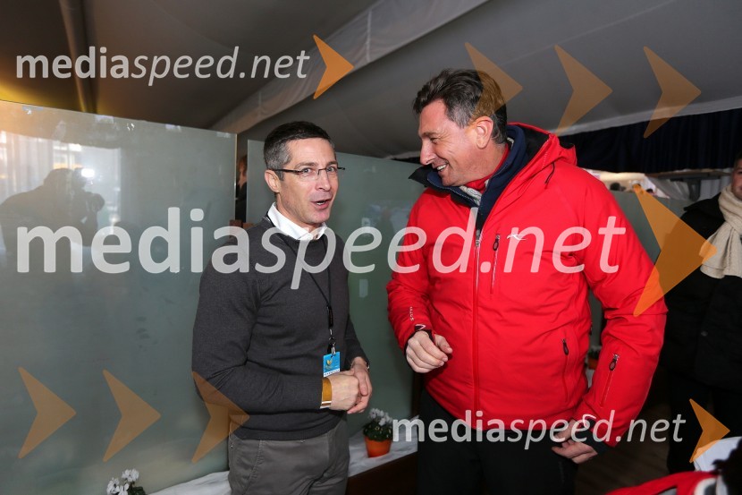 Mag. Boris Novak, generalni direktor Pošte Slovenije; Borut Pahor, predsednik Republike Slovenije49. Zlata lisica, veleslalom in druženje v VIP prostoru