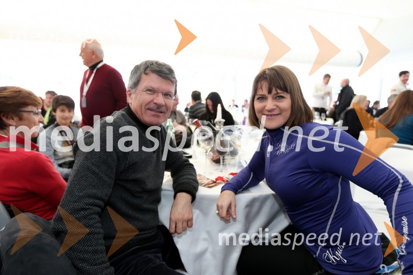 Stane Valant; Alenka Dolžan, nekdanja smučarka49. Zlata lisica, veleslalom in druženje v VIP prostoru