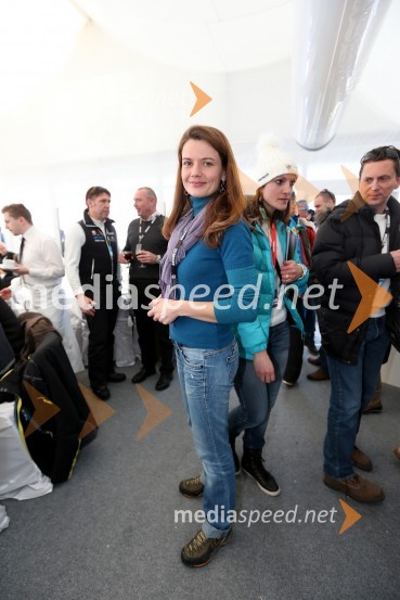 Urška Bačovnik Janša, soproga Janeza Janše49. Zlata lisica, veleslalom in druženje v VIP prostoru