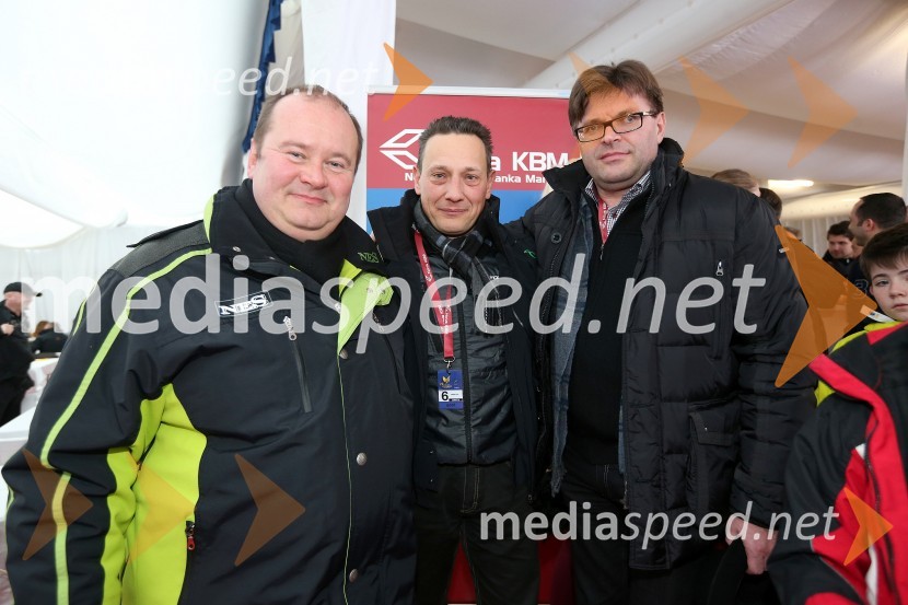 Aleš Hauc, predsednik uprave NKBM; Peter Kavčič, ustanovitelj in prokurist podjetja Vizualne komunikacije comTEC d.o.o.; Dari Južna, lastnik podjetja Lisca d.d.49. Zlata lisica, veleslalom in druženje v VIP prostoru