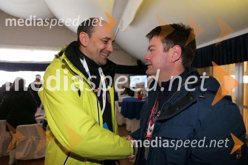 Matjaž Kovačič, nekdanji predsednik uprave Nove KBM; Tibor Rojs49. Zlata lisica, veleslalom in druženje v VIP prostoru