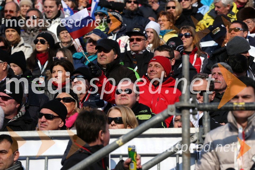 Borut Pahor, predsednik Republike Slovenije; Aleš Hauc, predsednik uprave NKBM49. Zlata lisica, veleslalom in druženje v VIP prostoru