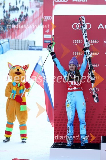 Tina Maze, smučarka (SLO)49. Zlata lisica, veleslalom in druženje v VIP prostoru