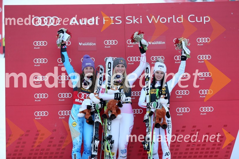 Tina Maze, smučarka (SLO); Lindsey Vonn, smučarka (ZDA); Anna Fenninger, smučarka (Avstrija)49. Zlata lisica, veleslalom in druženje v VIP prostoru