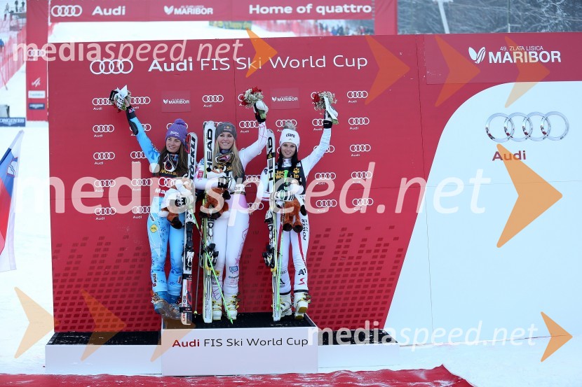 Tina Maze, smučarka (SLO); Lindsey Vonn, smučarka (ZDA); Anna Fenninger, smučarka (Avstrija)49. Zlata lisica, veleslalom in druženje v VIP prostoru