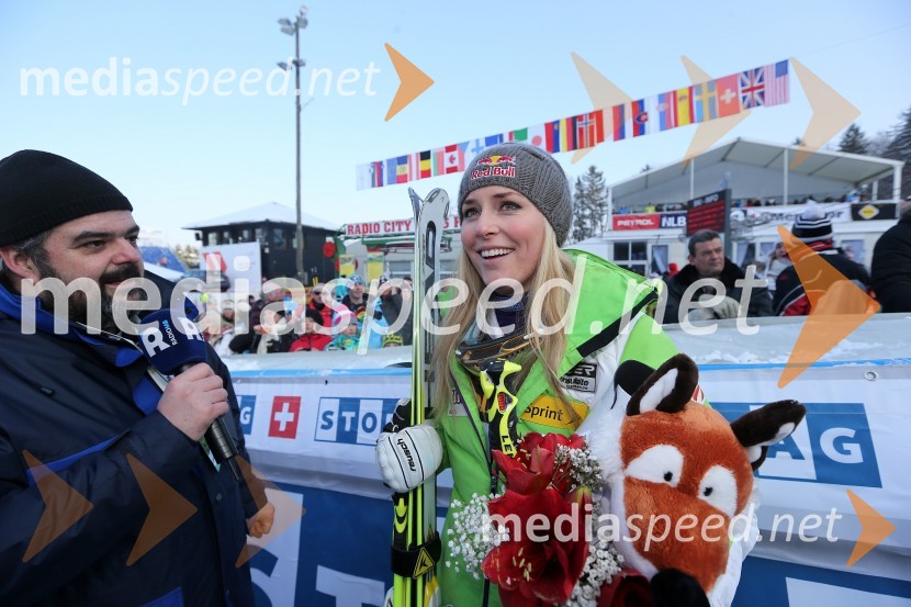 ...; Lindsey Vonn, smučarka (ZDA)49. Zlata lisica, veleslalom in druženje v VIP prostoru
