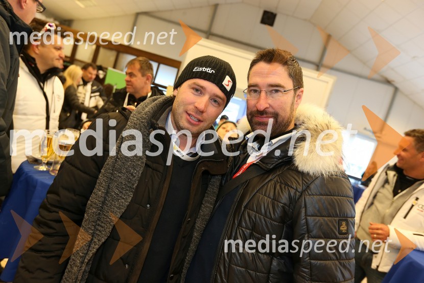 Primož Albreht, član  uprave Zlatarne Celje; Orlando Lorenzana, direktor prodaje Coin Invest Trust49. Zlata lisica, veleslalom in druženje v VIP prostoru