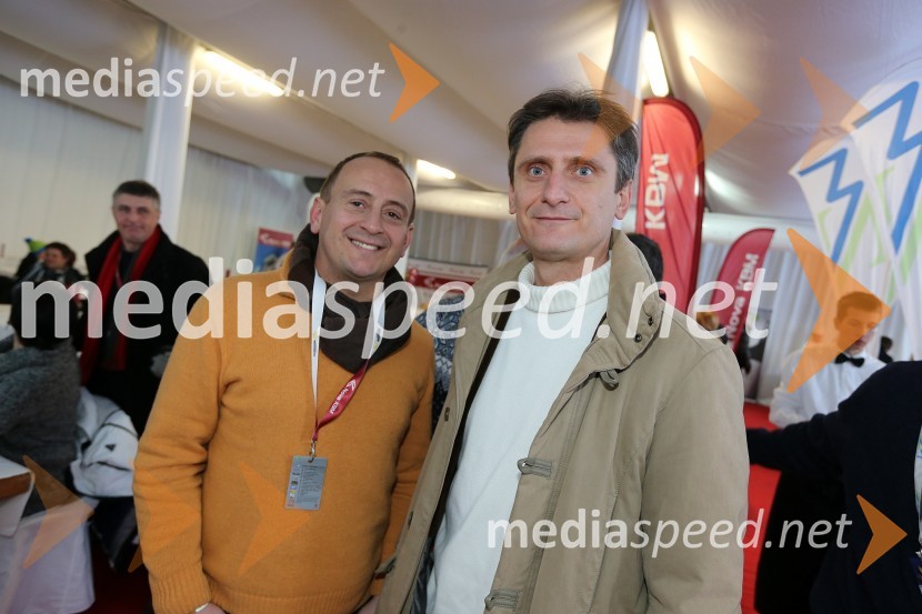 Damjan Kozjak, direktor KBM Invest;; Marko Tišma, Nova KBM49. Zlata lisica, veleslalom in druženje v VIP prostoru