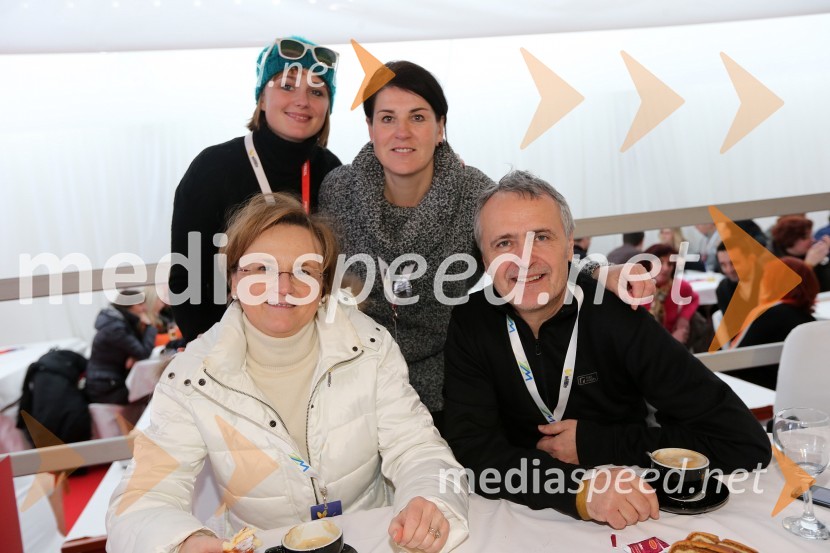 Dr. Marina Senčar Toplak; Darko Toplak; Alenka Senčar, Nova KBM; Taja Toplak49. Zlata lisica, veleslalom in druženje v VIP prostoru