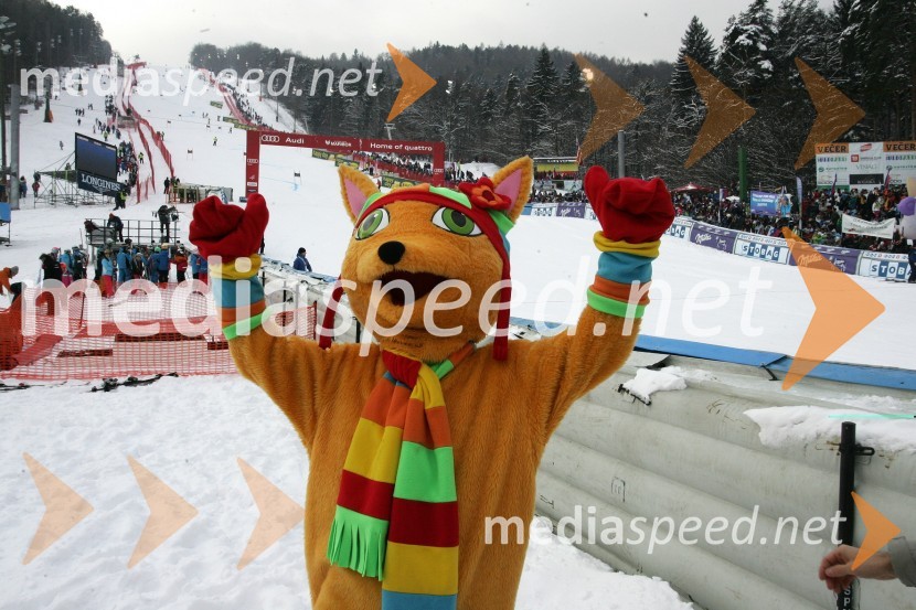 Zlata lisica, maskota49. Zlata lisica, veleslalom in druženje v VIP prostoru