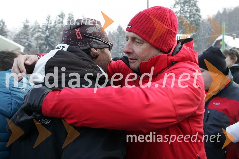 Andrea Massi, trener; Borut Pahor, predsednik Republike Slovenije49. Zlata lisica, veleslalom in druženje v VIP prostoru